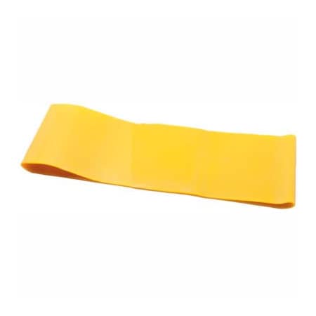 Fabrication Enterprises CanDo Exercise Band Loop, 10" Long, Yellow, 10/PK 10-5251-10